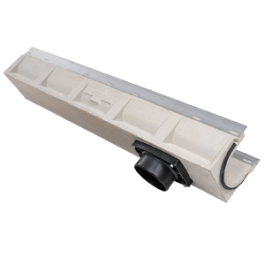 Fortis 1000 mm mit Stutzen auf Federseite