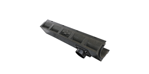 Poly Fortis 1000 mm mit Stutzen auf Federseite